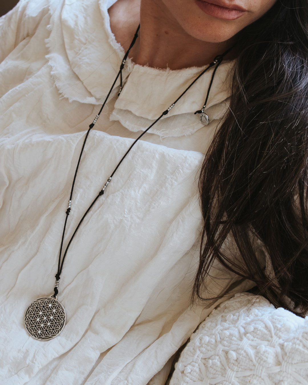 Necklace Fiore della Vita lungo