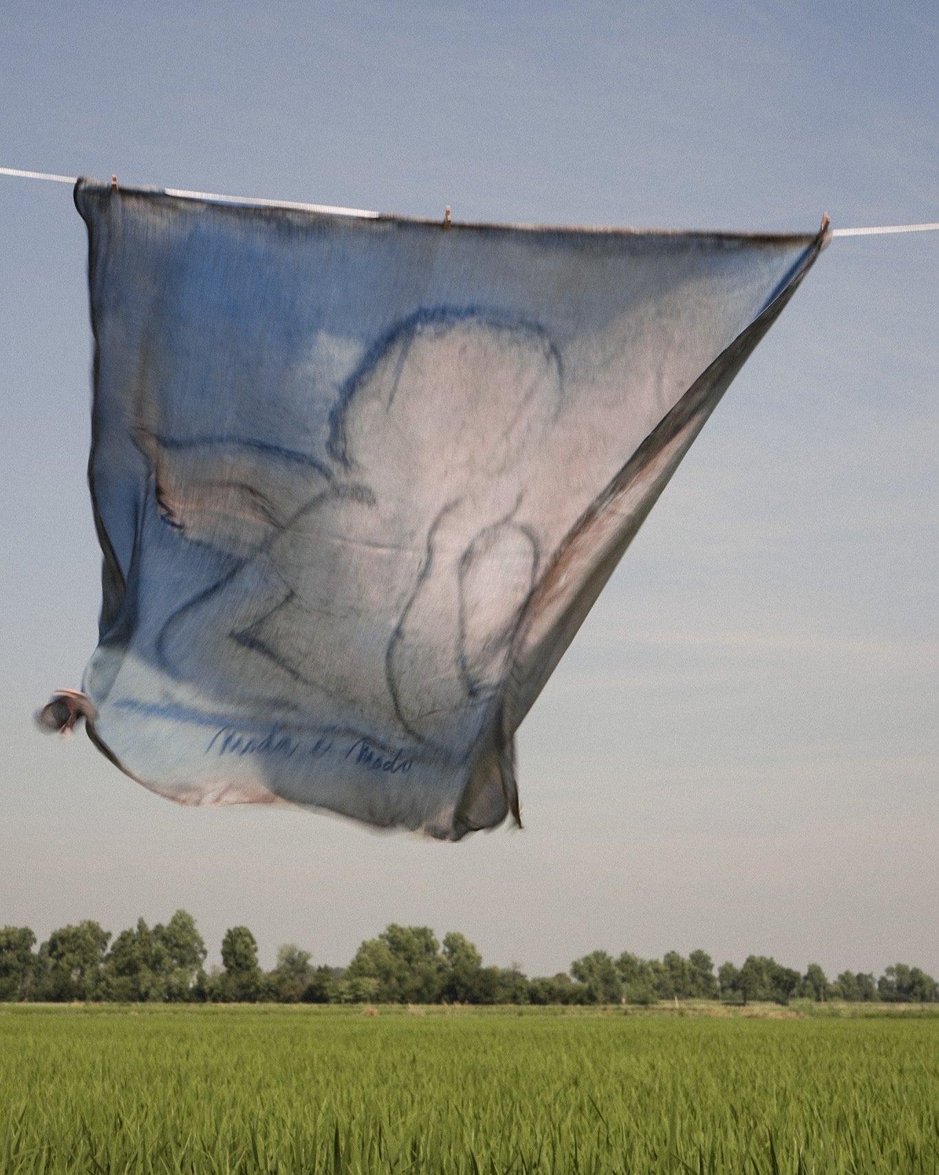 Shawl Angel Blue Small