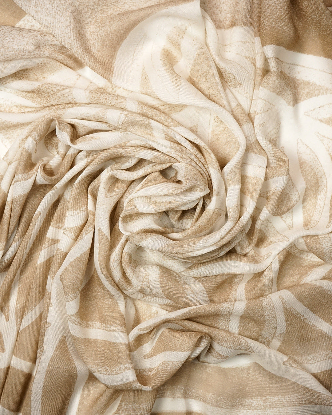 Shawl Fiore della Vita Beige