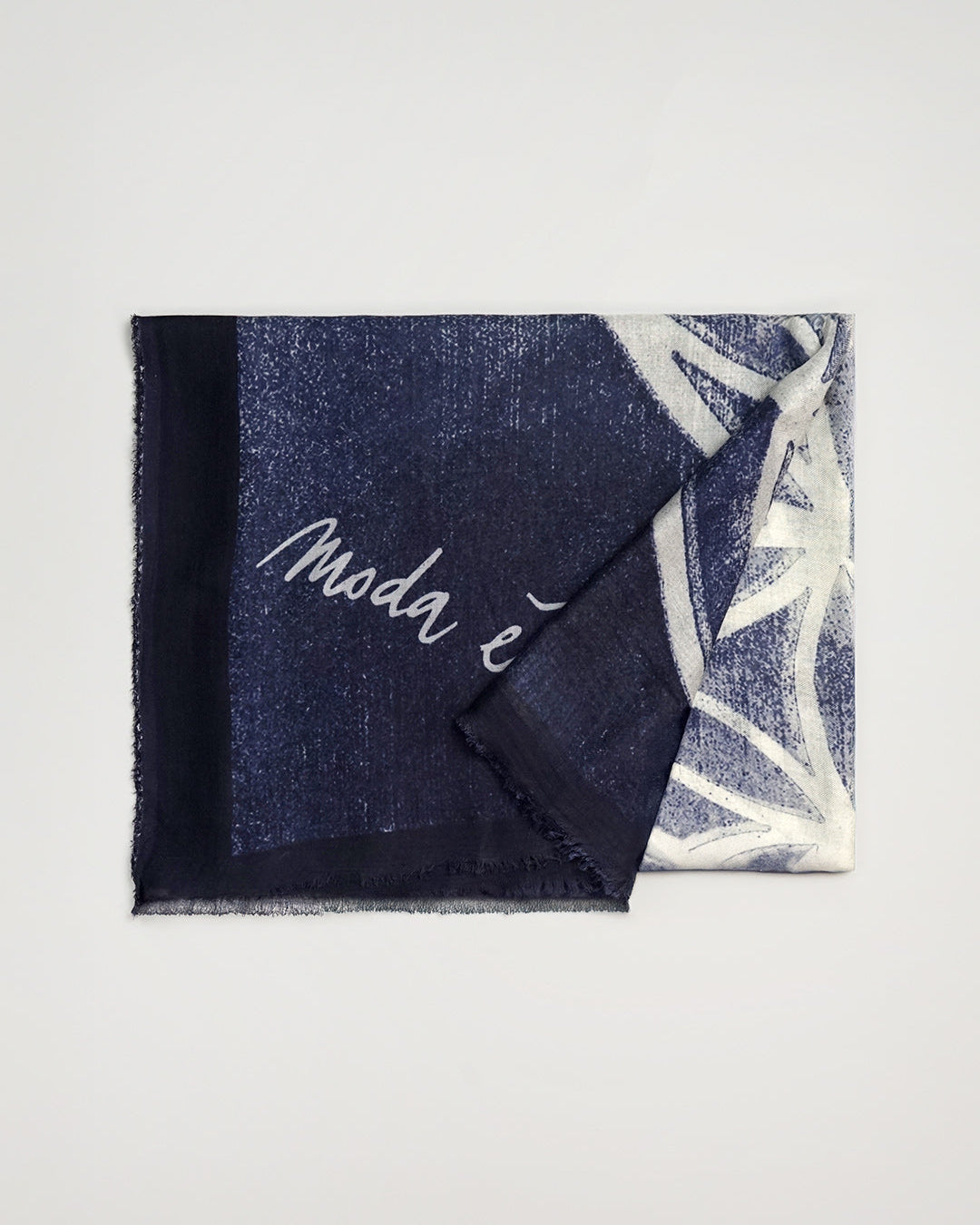 Shawl Fiore della Vita Blue