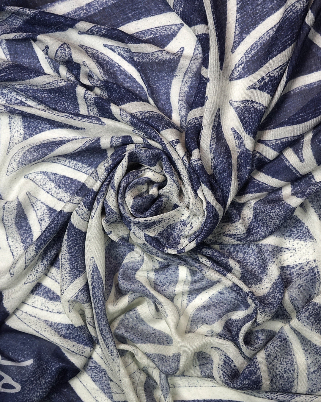 Shawl Fiore della Vita Blue