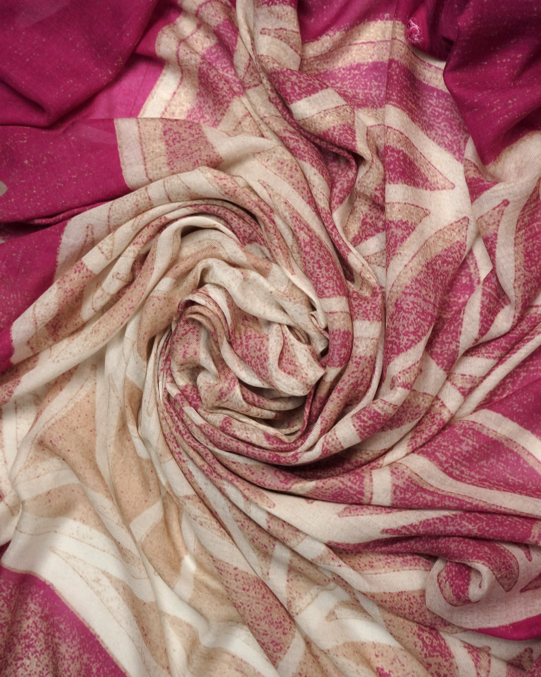 Shawl Fiore della Vita Fuxia