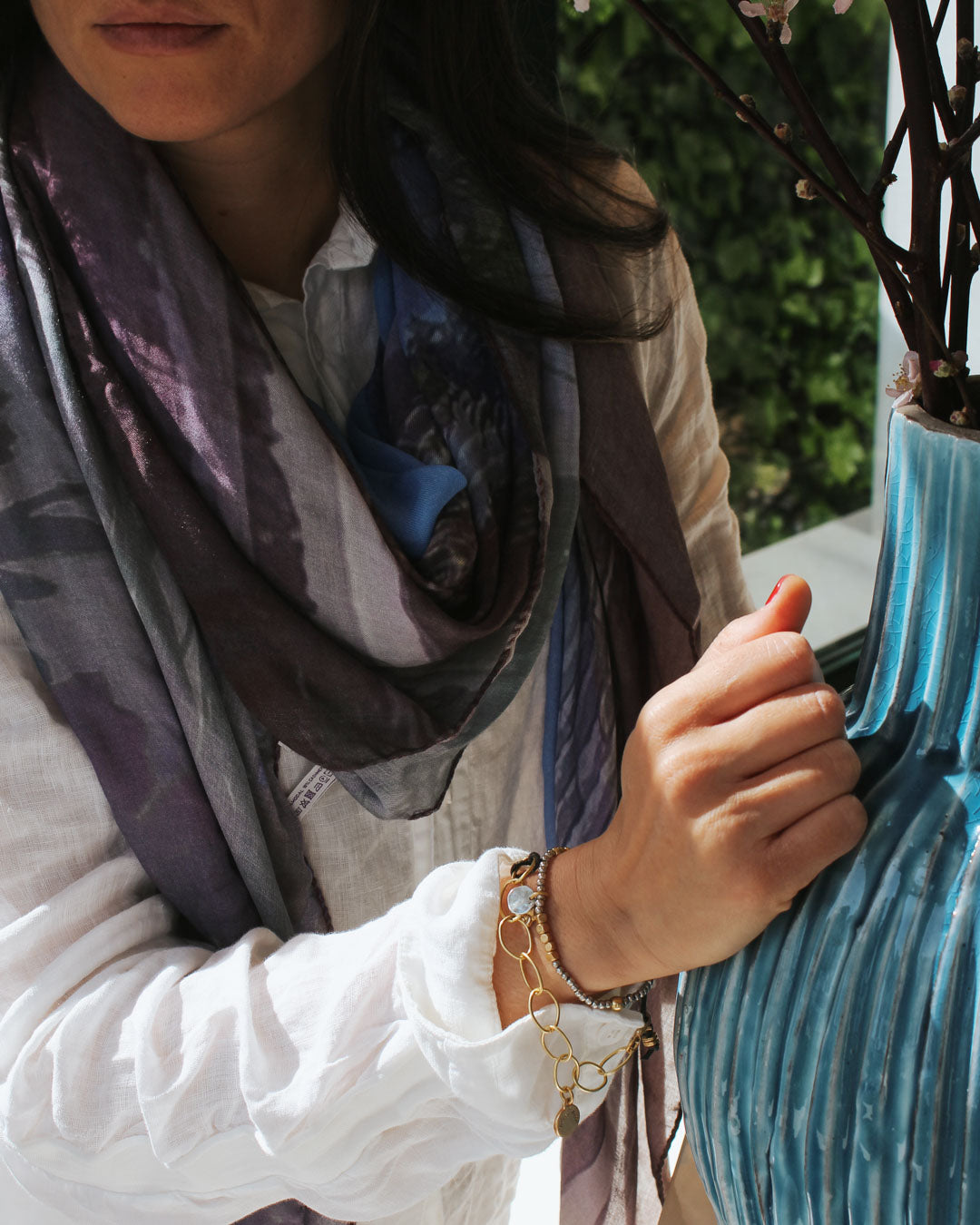 Shawl Trullo Viola