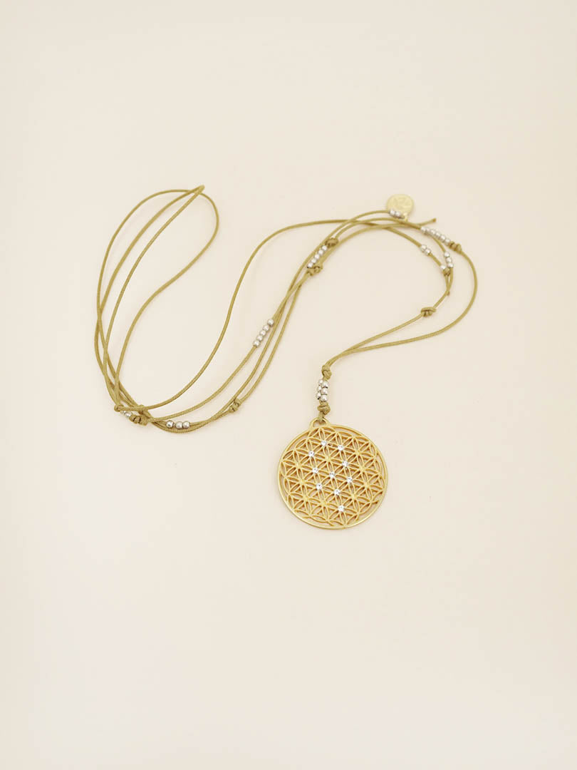 Necklace Fiore della Vita lungo