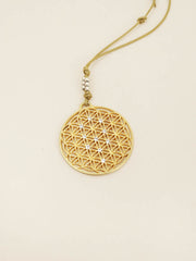 Necklace Fiore della Vita lungo